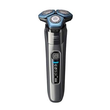 Imagem de Philips Norelco Shaver 7100, barbeador elétrico recarregável a seco e molhado com tecnologia SenseIQ e aparador pop-up para macho S7788/82