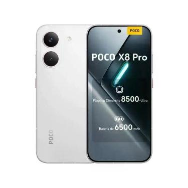 Imagem de Smartphone Poco X8 Pro 8GB RAM 256GB Branco Global - Xiaomi Poco X8 Pr
