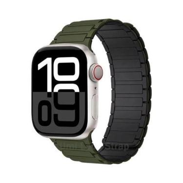 Imagem de Pulseira De Silicone Universal Para Apple Watch, Faixa Magnética Compa