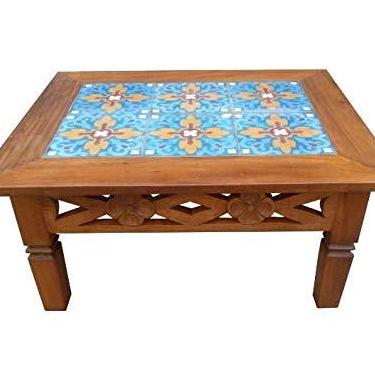 Imagem de Mesa de Centro Rústica Marília em Madeira de Demolição - Cód 2374