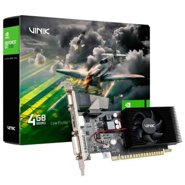 Imagem de Placa de Vídeo Vinik GeForce GT730LP, 4GB DDR3, 128BITS, Low Profile,
