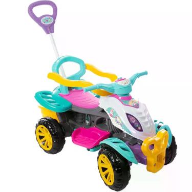 Imagem de Carrinho de Passeio e Pedal Maral Quadriciclo Menina 30kg