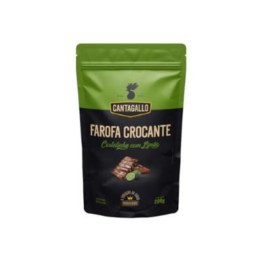 Imagem de Farofa Crocante Costelinha com Limão CantaGallo 200g | Farofa crocante com sabor de costelinha e toque de limão, ideal para acompanhar churrascos, carnes e refeições do dia a dia