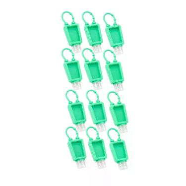 Imagem de PoKit 12 Porta Álcool Gel Com Alça Silicone Para Eventos Cor:Verde, Ve