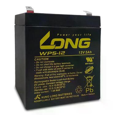 Imagem de Bateria Selada Para Nobreak Long, 12v 5ah - Wp5-12