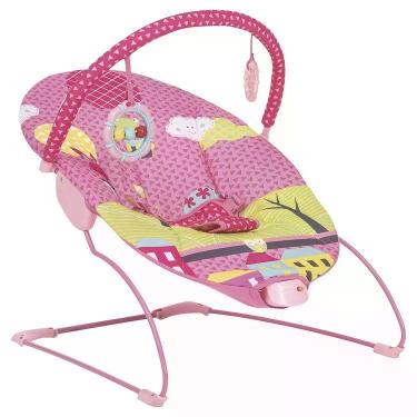 Imagem de Cadeirinha de Descanso Bouncer com Vibração Kiddo Joy Rosa