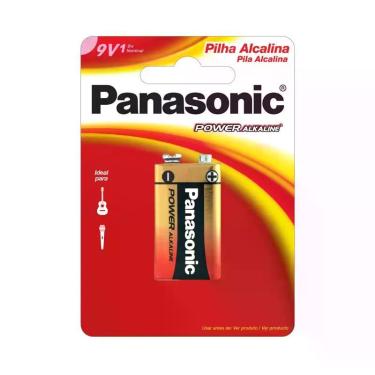 Imagem de Bateria alcalina 9v panason.6lf22 - PANASONIC