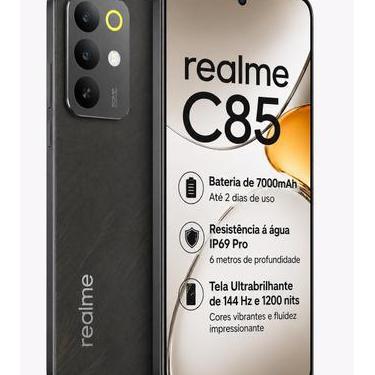 Imagem de Realme C85 256GB 8GB NFC Bateria 7000mAh 45W Snapdragon 685 Tela 6.8 1