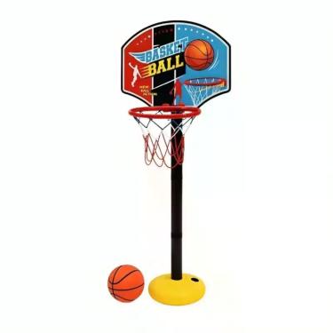 Imagem de Kit Basquete Infantil com Bola e Inflador Homeplay Sports