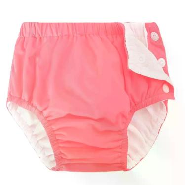 Imagem de Fralda de Natação MIREAZW 2-3T Reutilizável Rosa Unissex