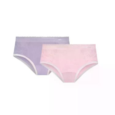 Imagem de Kit Selene 2 Calcinhas Infantil 20670 Lilas/Rosa, Lilás, Rosa, M