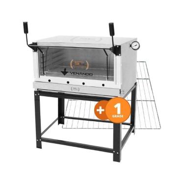 Imagem de Kit - Forno Gás Industrial Roma Inox Firi90 + Grade Extra - Venâncio -