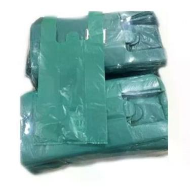 Imagem de Sacola Plástica Reciclada Reforçada 1KG Tamanhos Variados para Embalagens Diversas Azul Verde Preta Higipack