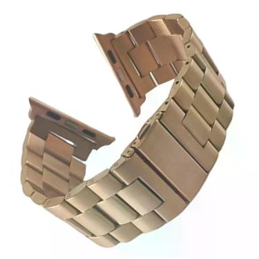 Imagem de Pulseira Aço Elo Smartwatch Kit 2 Unidades Acessorio Relogio