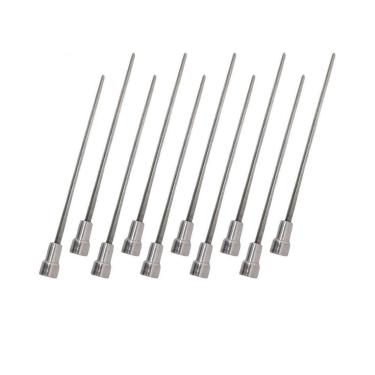 Imagem de Kit 10 espetos de inox 30cm coracao churrasqueiras - INOX LAURINDOS