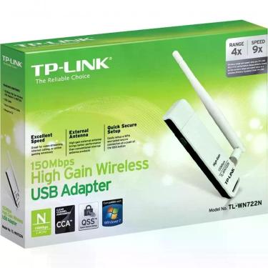 Imagem de Adaptador Usb Wireless N150mbps Tl-wn722n