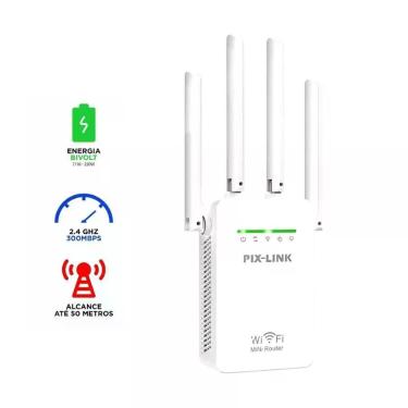 Imagem de Conexão Total: Repetidor Wifi 2800M 4 Antenas Amplificador - Goldenmix
