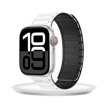 Imagem de Pulseira De Silicone Universal Para Apple Watch, Faixa Magnética Compa