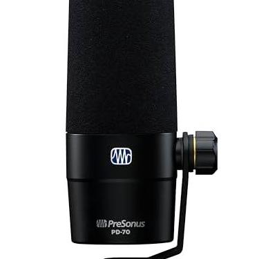 Imagem de PreSonus Microfone Vocal Dinmico Pd-7 Para Transmissão, Podcasting E Transmissão Ao Vivo 0 Preto