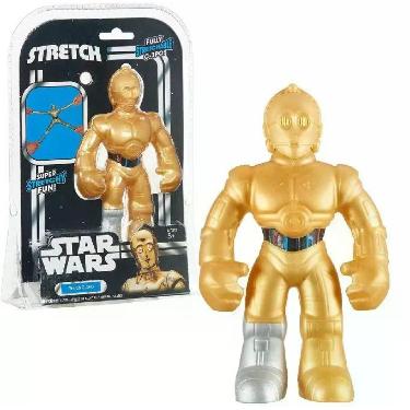 Imagem de Boneco Elástico Stretch Armstrong C-3PO Disney Star Wars 17Cm - Estica