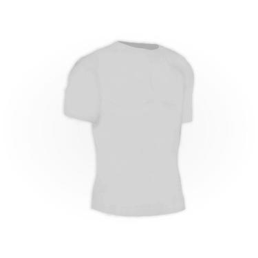 Imagem de Camiseta Lisa Colorida Manga Curta Adulto Pol. Prata - Del France, GG