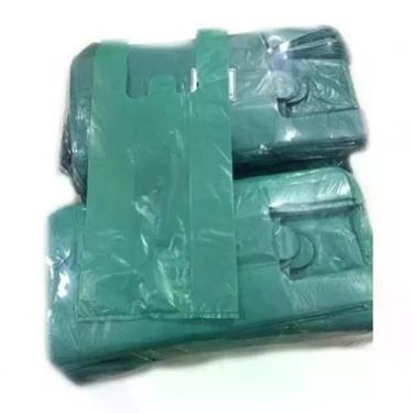 Imagem de Sacola Plástica Reciclada 30x40 10 kg para Embalagens Diversas com Polietileno Recuperado Preto Higipack