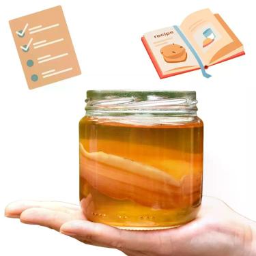 Imagem de Scoby Kombucha Original Fermentação Natural Chá Vivo Caseiro - KP