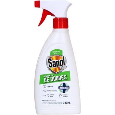 Imagem de Sanol A7 - Eliminador De Odores 330 Ml Branco | Neutraliza rapidamente maus cheiros com efeito duradouro, basta borrifar em casa, escritório ou qualquer cômodo