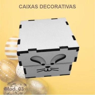 Imagem de Mini Caixas para Páscoa - Modelo 03 - RM Laser Art's