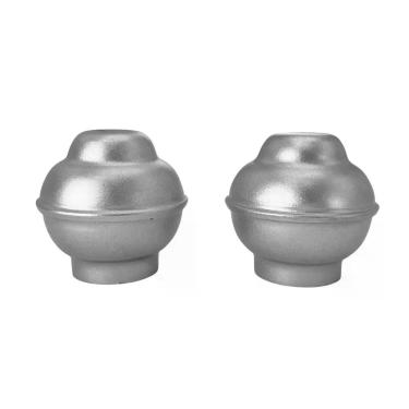Imagem de Par Ponteira G Bola para Varão de Cortina 28mm 5x5cm, 2 Unidades para 