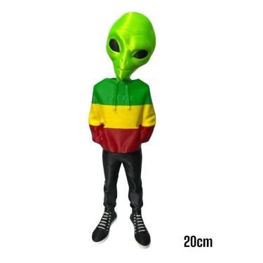Imagem de Boneco Et 38cm Com Blusa Alienígena Extraterrestre - FLEX3D