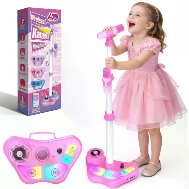 Imagem de Máquina de Karaokê Infantil Delighkidz Bluetooth com 2 Microfones