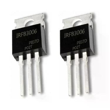 Imagem de 2 Transistor IRFB3006 MOSFET TO-220 60V 195A Canal N - Silangroup