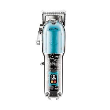 Imagem de DALING DL-1539 cortador de cabelo profissional, usb transparente corpo máquina de cortar cabelo masculino elétrico Aparador de cabelo profissional para homens Aparador de cabelo Com Visor Recarregavel Sem Fio