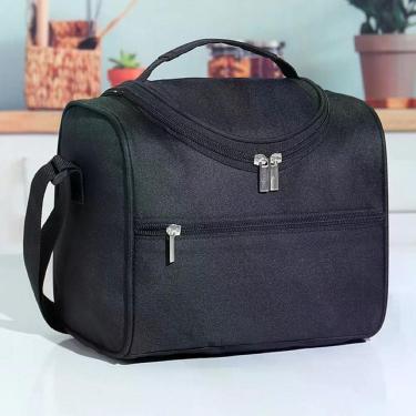 Imagem de Bolsa Térmica para Marmita e Lanche com Isolamento em Pano Oxford Catiônico e Alumínio à Prova D'água para Trabalho