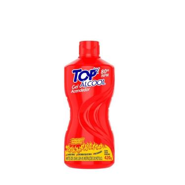 Imagem de Álcool Gel Acendedor 80 Top  420g