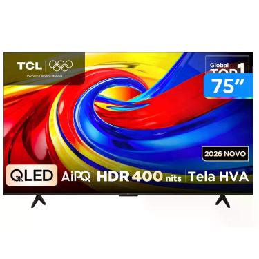 Imagem de Smart TV TCL 75 Polegadas P7L Advanced 4K QLED Tela HVA 120Hz AIPQ Dol