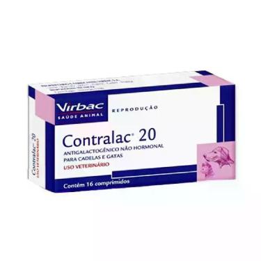 Imagem de Antigalactogênico Virbac Contralac 20mg - 16 comprimidos