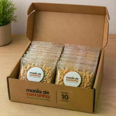 Imagem de Kit Amendoim torrado salgado 10x30g  Mania de Castanha