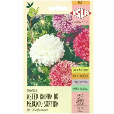 Imagem de Sementes de Aster Rainha do Mercado (Sortida) ISLA