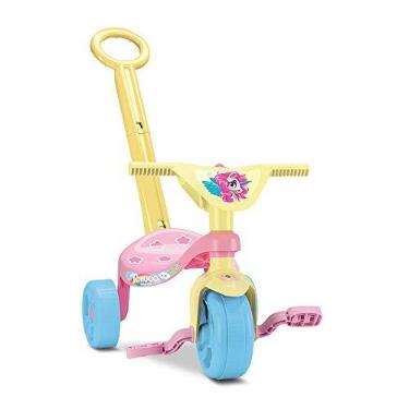 Imagem de Triciclo Infantil, Tchuco Unicornio, com Haste, Samba Toys