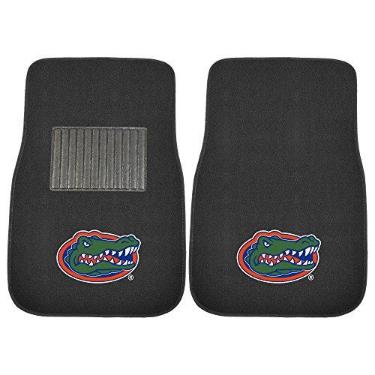 Imagem de FANMATS 10344 Florida Tapete de carro bordado 2 peças, cor da equipe, 43 x 65 cm