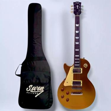 Imagem de Guitarra Les Paul Seven Canhoto Gold LP-770 - LH C/Bag - TRASTE INOX -