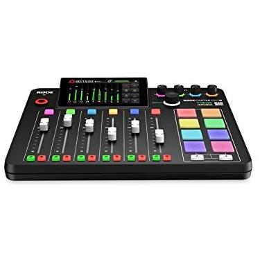 Imagem de RØDE RØDECaster Pro II Solução de produção multifuncional para podcast, streaming, produção musical e criação de conteúdo, preto