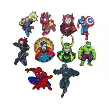Imagem de Broches De Liga Metálica Com Personagens De Desenhos Animados Criativo