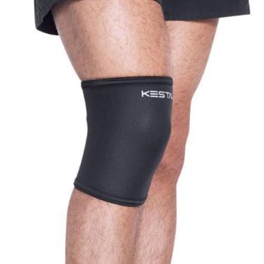 Imagem de Joelheira em Neoprene Lisa Curta Para Suporte de Joelho - Preto - Kest