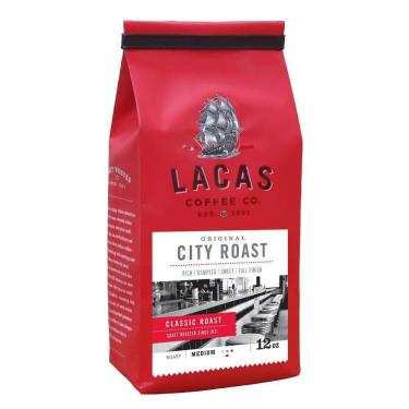 Imagem de Café em Grãos Inteiros Lacas Coffee Company City Roast 340g