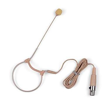 Imagem de Qudai Microfone Condensador de Microfone Condensador de Gancho de Orelha Única Leve Plugue XLR de 3 Pinos para Transmissor Bodypack Sem Fio BD