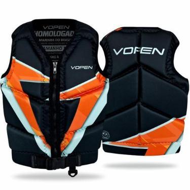 Imagem de Colete Salva Vidas Homologado Neoprene Maximus Aquatic, Orange, EG