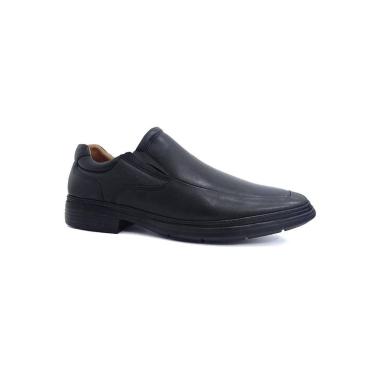 Imagem de Sapato Anatomic Gel Couro Ultraleve 8616 Preto, 39, Preto